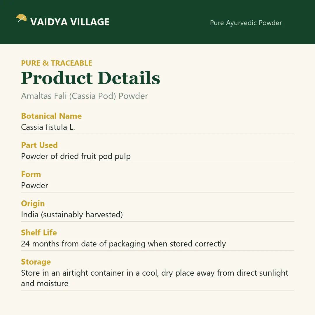Amaltas Fali (Cassia Pod) Powder view 7