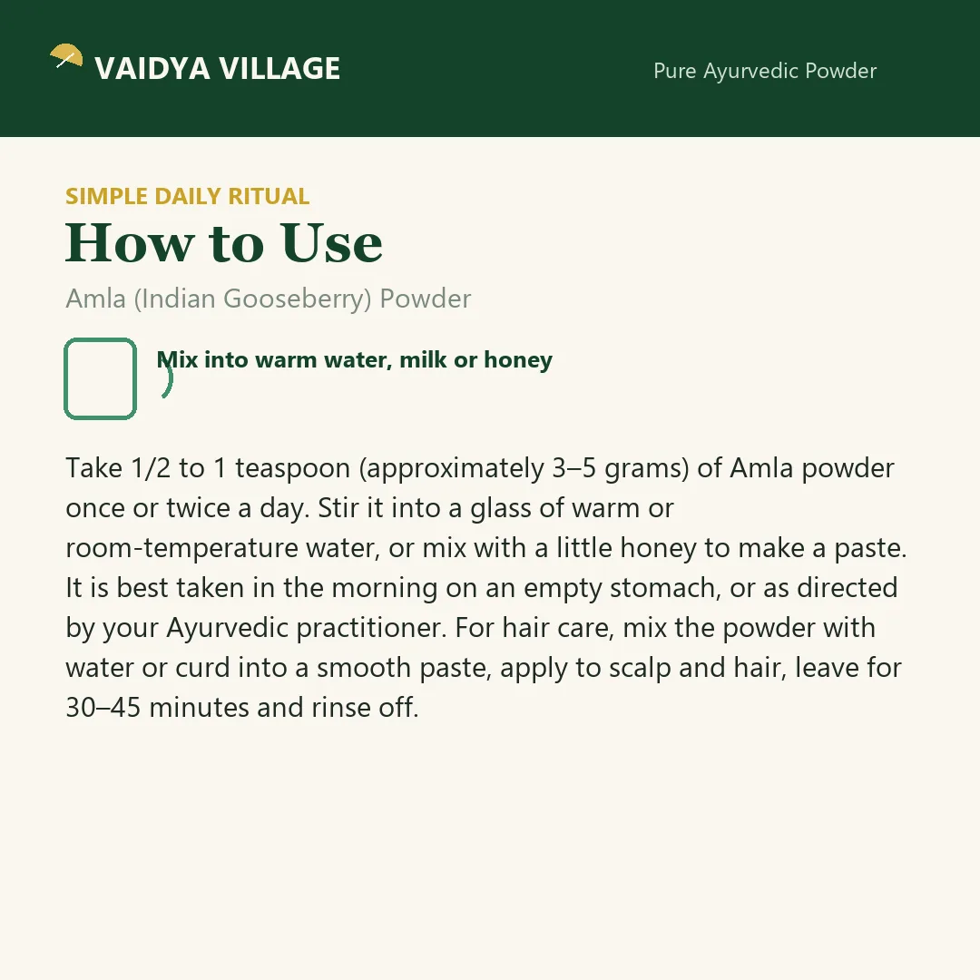 Amla (Indian Gooseberry) Powder view 5