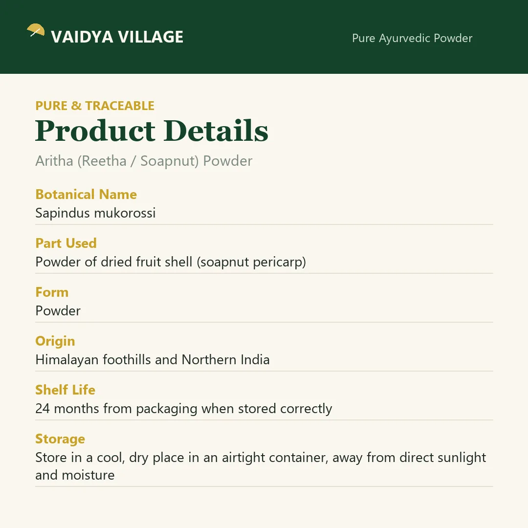 Aritha (Reetha / Soapnut) Powder view 7