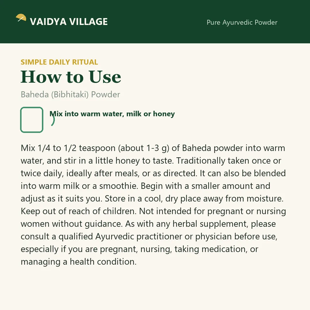 Baheda (Bibhitaki) Powder view 5