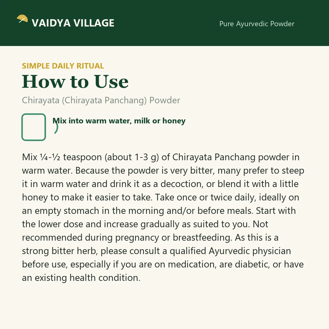 Chirayata (Chirayata Panchang) Powder view 5