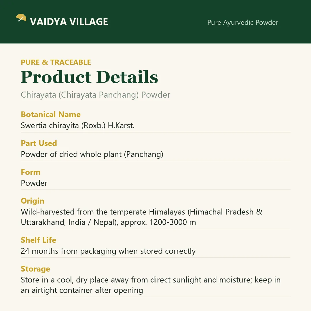 Chirayata (Chirayata Panchang) Powder view 7