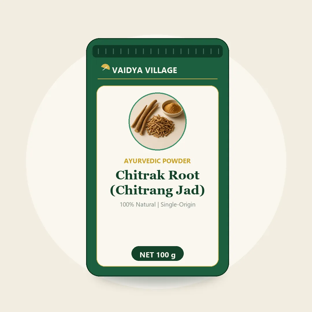 Chitrak Root (Chitrang Jad) Powder