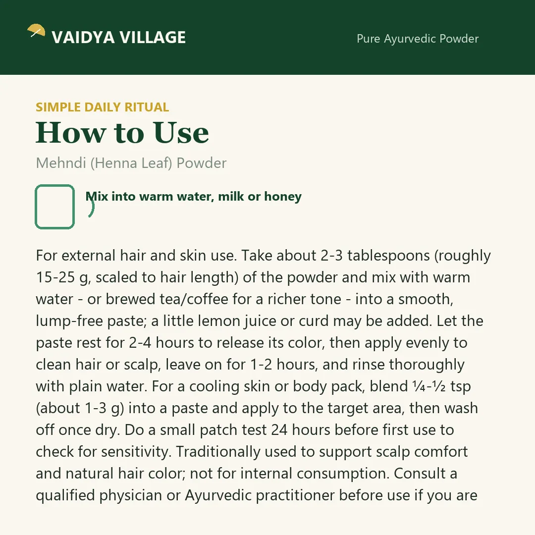 Mehndi (Henna Leaf) Powder view 5