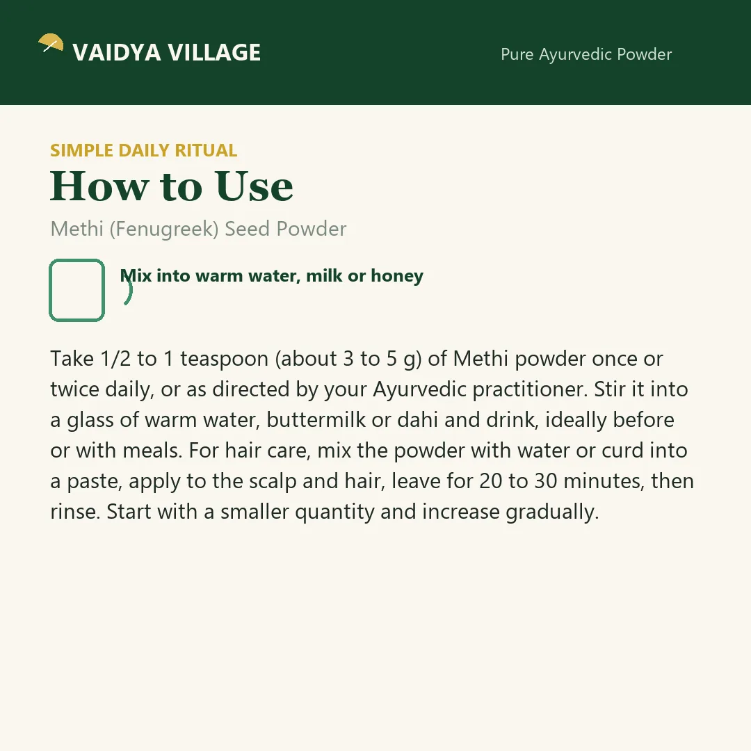 Methi (Fenugreek) Seed Powder view 5