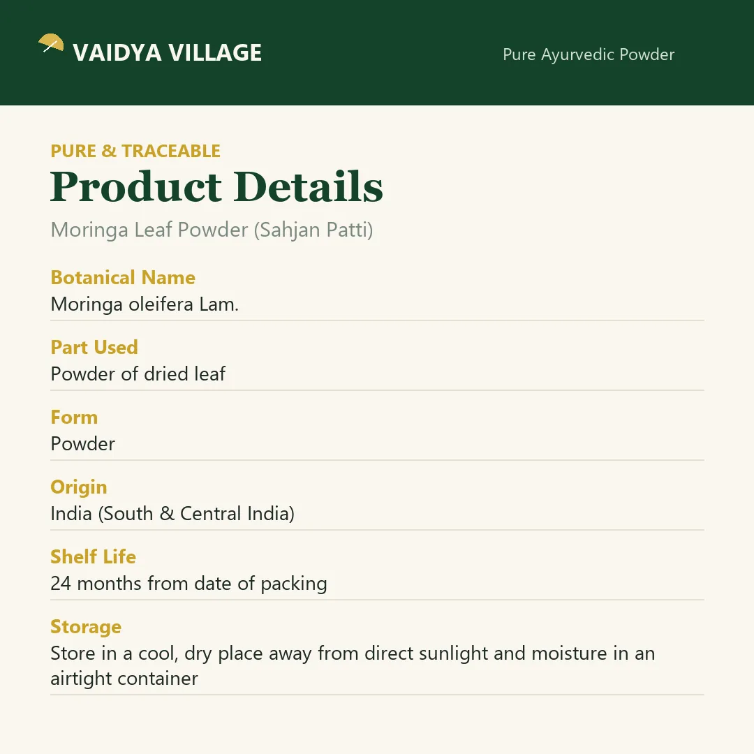 Moringa Leaf Powder (Sahjan Patti) view 7