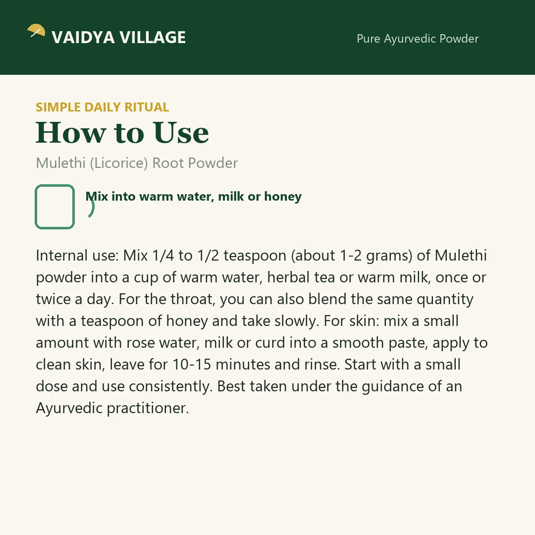 Mulethi (Licorice) Root Powder view 5