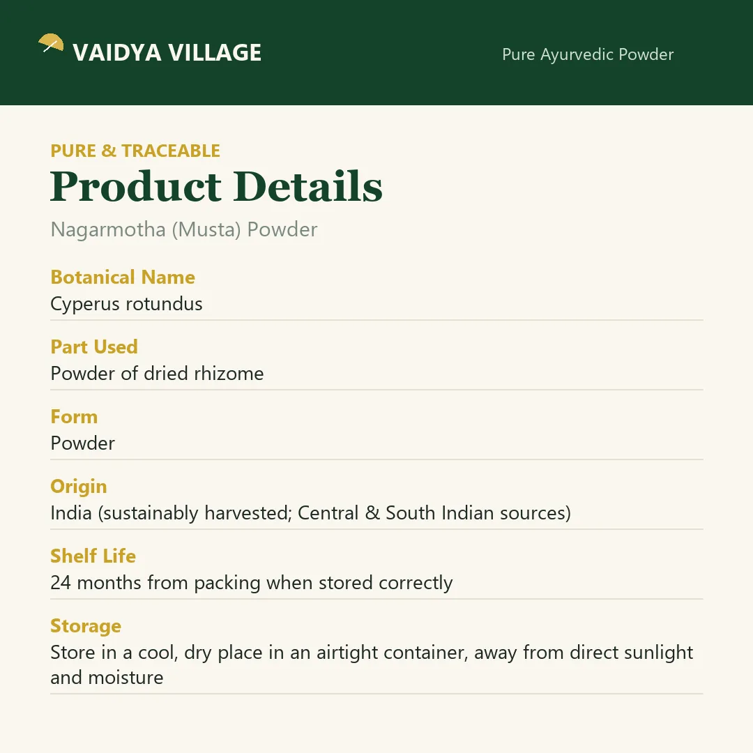 Nagarmotha (Musta) Powder view 7