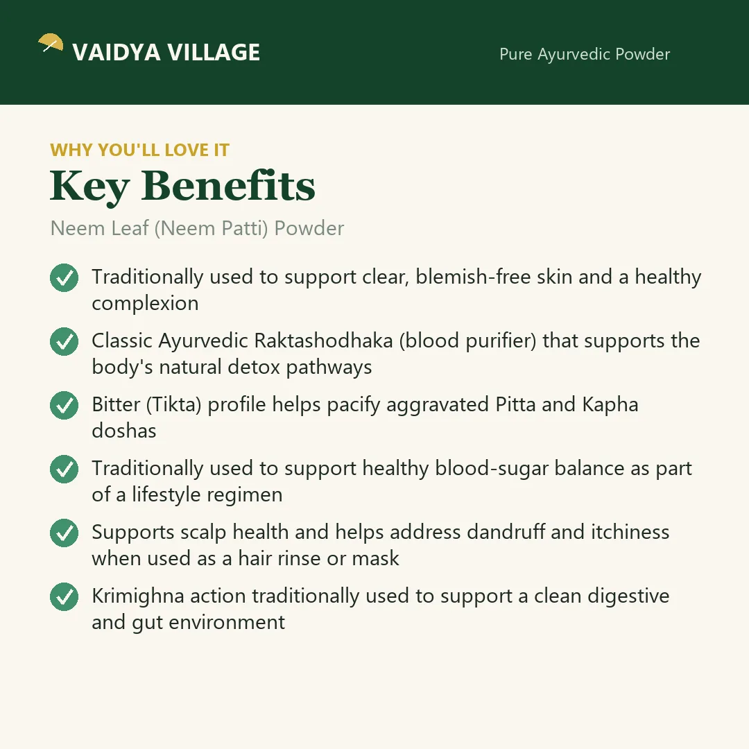 Neem Leaf (Neem Patti) Powder view 3