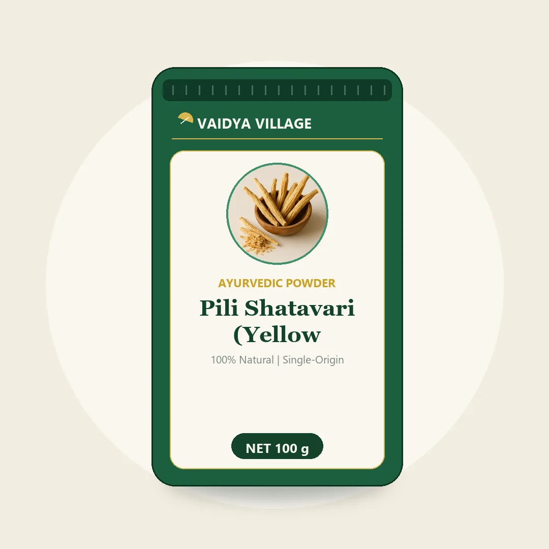 Pili Shatavari (Yellow Shatavari) Root Powder