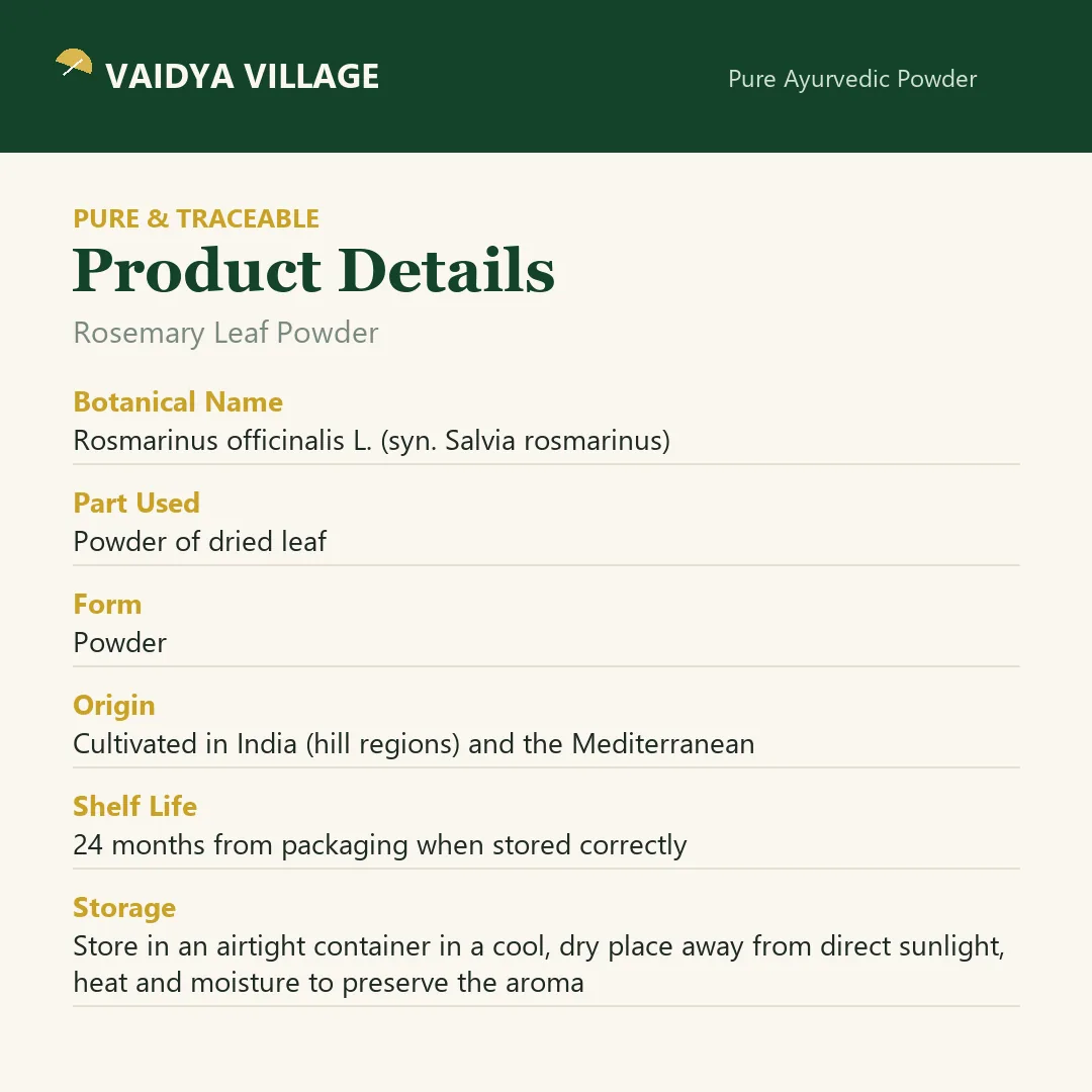 Rosemary Leaf Powder view 7