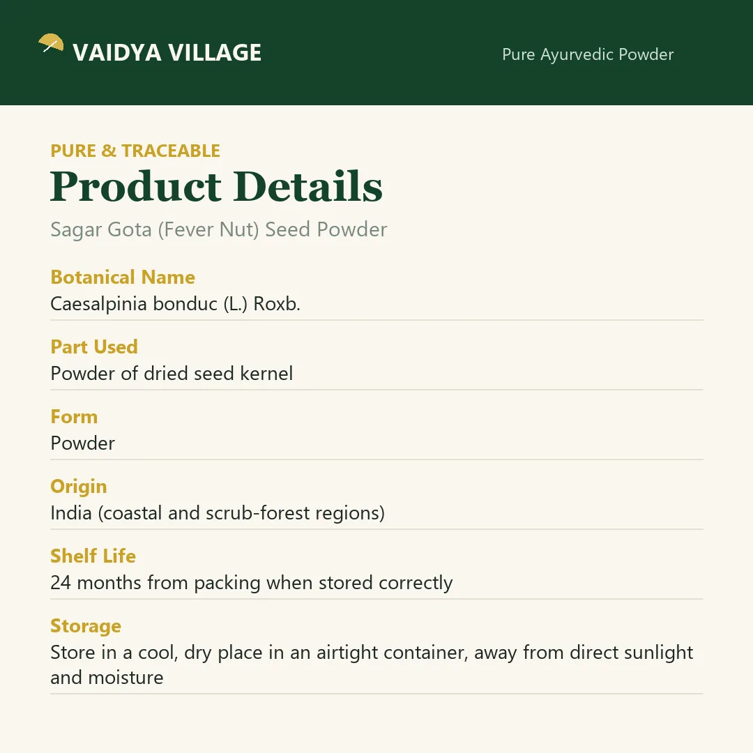 Sagar Gota (Fever Nut) Seed Powder view 7