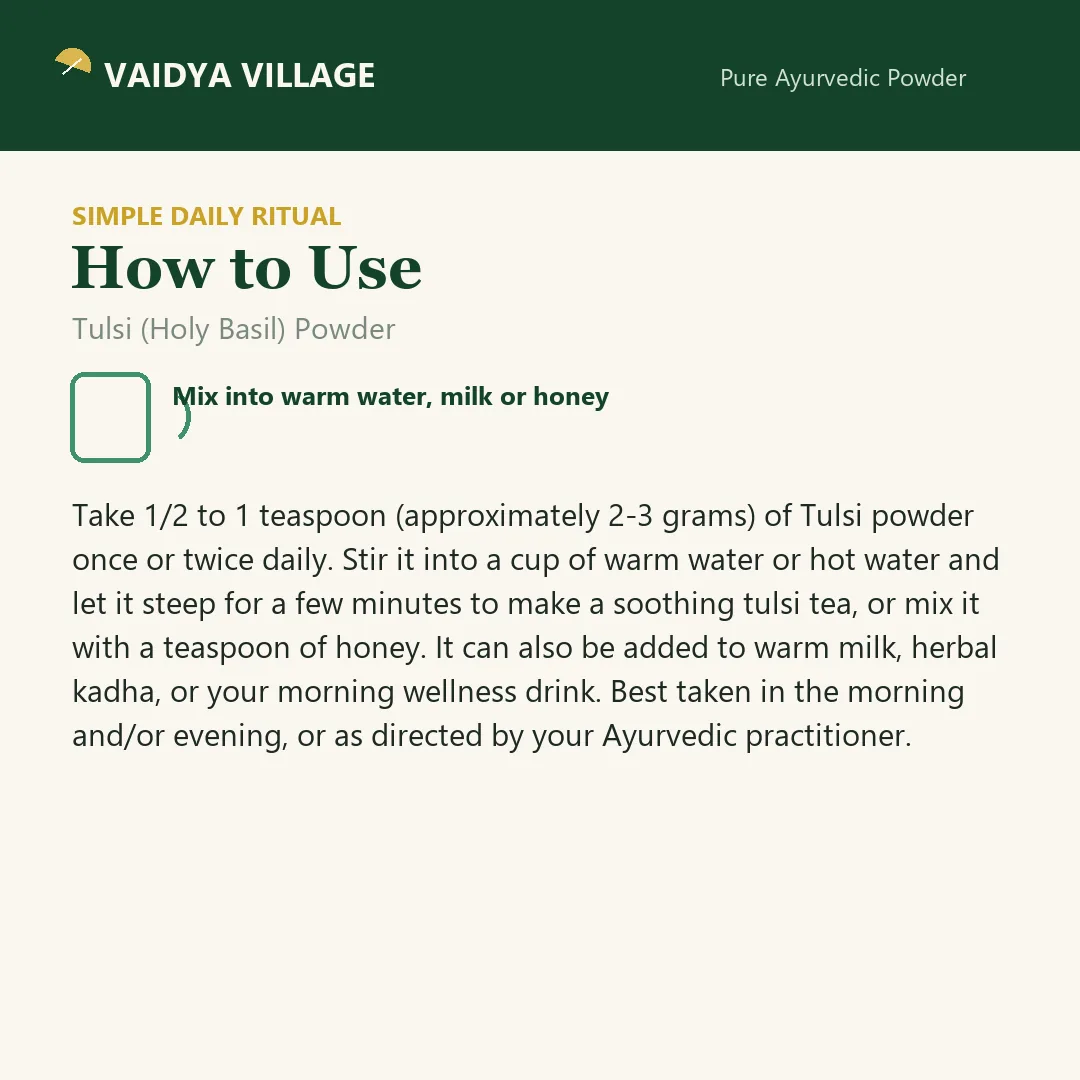 Tulsi (Holy Basil) Powder view 5